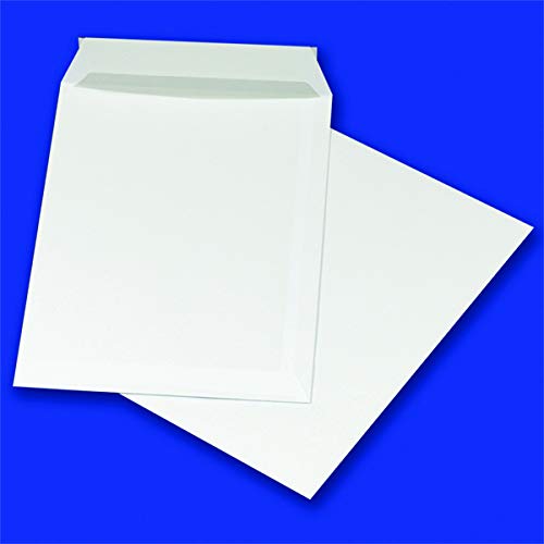 OFFICE PRODUCTS Briefumschläge mit Silikonband HK DIN C4 / Briefumschlag 50 Stück/ 229 x 324mm 90 (g/m2) / Farbe-Weiß