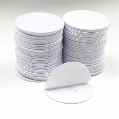 MIELEU 5pcs/Lot 13.56Mhz Gen2 CUID UID Changeable PVC Coin Adhesive Sticker Rewritable Copy Clone Card