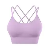 XTBFOOJ top mit BH Push up BH 95b rot Gestreift Bustier Damen gepolstert Pull-on umstands BH brüste wochenbett Must Haves Kleidung Teenager mädchen Yoga Kleidung BH große größen starker Halt BH