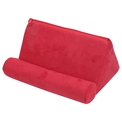 Tragbares Faltbare Kissen -Tablet -Halter -Bett Rest Kissen Tablet Ständer Zum Lesen mit Wildleder -Stoff Multifunktionales Design für Telefone Tablets Bücher Bücher