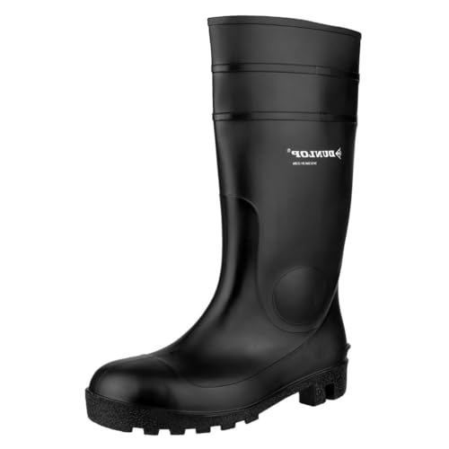 Dunlop-Schutzschuhe (DUO19) Dunlop Protomastor-Sicherheitsstiefel von Unisex, schwarz, 8 UK (42 EU)