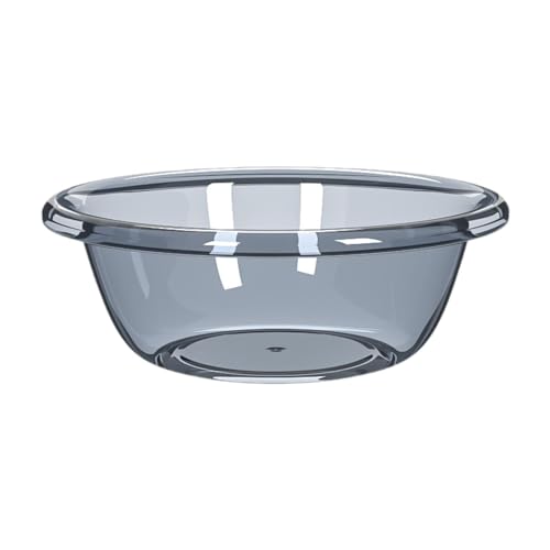 MagiDeal Waschbecken-Spülpfanne, transparent, Spülschüssel, Eimer, Waschwanne, Wäschewanne, Spülbecken für Gemüseausflüge, Rucksacktouren, Strandküche, Blau