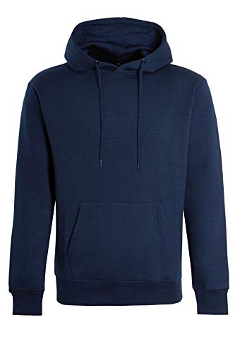 Imporio 11 Herren-Pullover, einfarbig, Übergröße, ohne Reißverschluss, Kapuzenpullover, Oberteil, Kapuzenpullover, Größe 6XL-8XL, navy, 7XL Plus