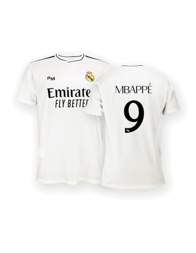 Real Madrid Home Trikot Saison 24/25, Mbappé, M, Replik Shirt Mit Offizieller Lizenz