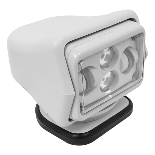 VonVVer LED Suchscheinwerfer Arbeitslicht 60W 600m 8000LM - LED Arbeitsscheinwerfer mit Fernbedienung 5A für Geländewagen ATV Trucks Boote IP67 360° Rotation 6500K (Weiß)