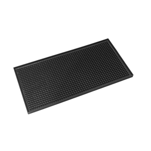 SYOLOS Premium Single Bar Mat 30,5 x 15,2 cm – Vielseitige und langlebige Bar-Matten für Arbeitsplatte, Kaffee-Bar-Matte, Glas-Abtropfmatte – ungiftige Bar-Auslaufmatte