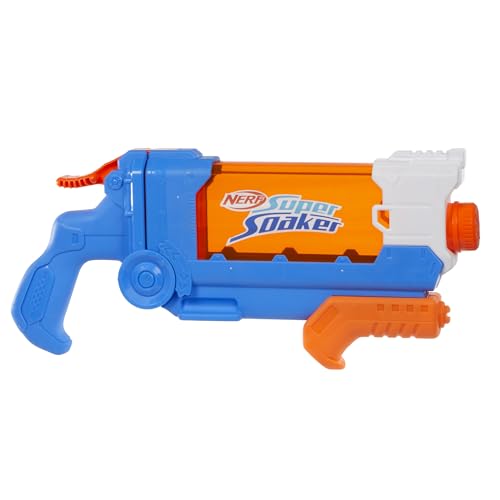 Nerf Super Soaker Flip Fill Wasserblaster, 4 Spritz-Arten, schnelles Befüllen, 887 ml Tank, Wasserspielzeug