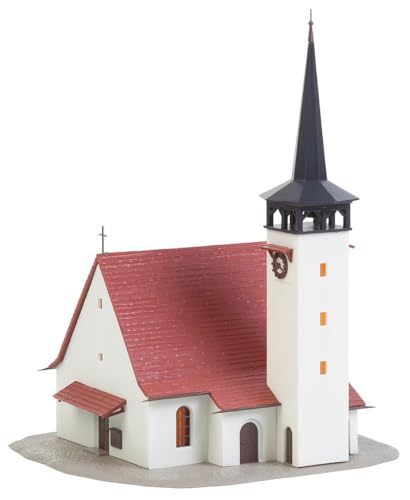 Faller FA 232314 Church w/Pointed Roof N Scale Building Kit Kirche mit Spitzdach, Keine Angabe, One Size