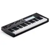 Novation Launchkey 49 [MK4] – USB/MIDI-Controller-Keyboard mit 49 halb gewichteten Tasten und DAW-Integration. Akkord-/Skalenmodi, 8 Drum-Pads und Arpeggiator. Inkl. Musikproduktions-Software-Bundle