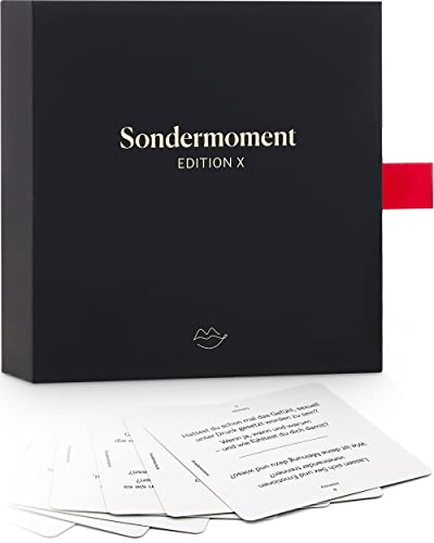 Sondermoment Edition X - Das Heisse Fragespiel für Paare | Tiefgründige Fragen und Challenges rund um Liebe, Erotik und Sex | Für Deine Freundin oder Freund