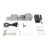 Mini Drehmaschine 100W 220V 4000-9000U/min präzise Drehbank Feindrehmaschine Perlen Maschine Mini-Beads Miniatur-Drehmaschine Holzdrehmaschine DIY Holzbearbeitung