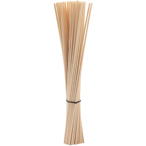 Aidqxbaoer 50 Stück Duftstäbchen Nachfüllpack,Reed Diffuser Sticks,Rattanstäbchen Für Raumduft, Ersatz Duft Stäbe Für Raumduft,Büro,Zuhause(Natur)