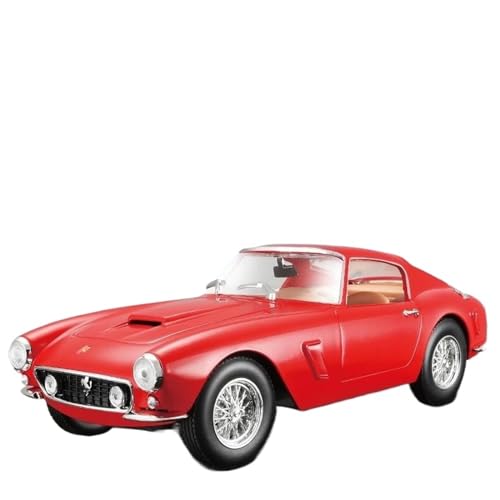 LUgez maßstabsgetreues Auto 1:24 für Ferrari 250 GTO Supercar, Metallfertiges Automodell, Druckguss-Automodell, Ornament-Automodell Modellfahrzeug zum Sammeln