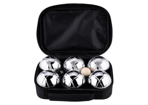 Jeu de boules 6 Metallkugeln im Beutel