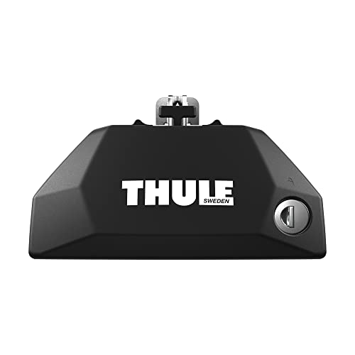 Thule Evo Flush Rail Fuß Für Fahrzeuge 4er-Pack Schwarz Black One-Size