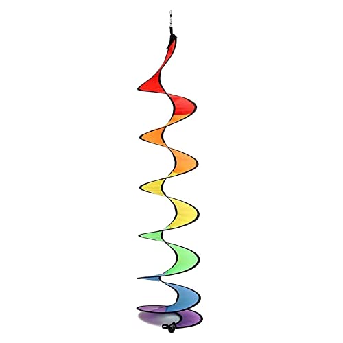 Windfahne Camping,Windspirale Twister,UV-beständiges und Wetterfestes Windspiel,Windspiele Für Den Garten,Wind Spinner,Windfahne Für Draußen,Wind Spirale,Windspiele Für Draußen Stehend,Windsack Garten