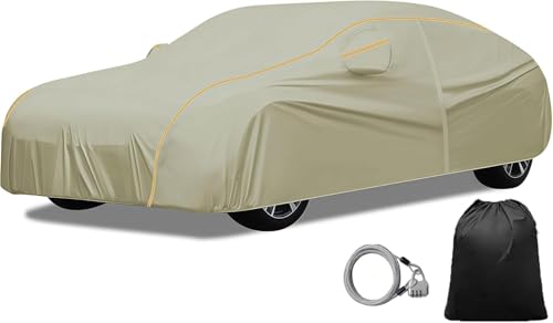 Auto Abdeckplane für Isuzu D-Max I Pickup 2008-2012 丨Vollgarage Autoplane Wetterfeste Staubdicht Regen Sonne UV-Schutz Autoabdeckung Outdoor Atmungsaktiv mit Reißverschluss