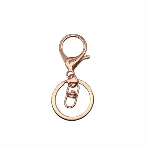 Schmuckverschlüsse, Karabinerverschluss, Armband-Bastelset, 5-teilig, herzförmige, drehbare Karabiner-Federverschlüsse aus Legierung, zu öffnender Schlüsselringhaken, Karabinerverbinder, Hundekettensc