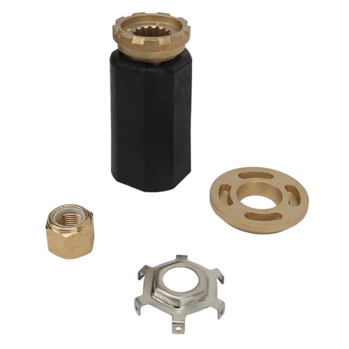 Uadme Flo-Torq II Naben-Kit, Propellernabensatz Kupfer 835257K1 für MerCruiser Alpha Bravo One Z-Antriebe 120 Bis 375 PS, Hervorragende Konnektivität und Rotationsleistung