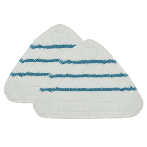 2 Packersatz -Dampf -Mop -Mop -Pads Reinigungskissen, Dreieck Waschbarer Stoffboden Mikrofaser -Mop -Dampf -Mop -Armaturen Zubehör