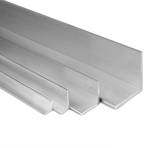 TJ Winkelprofil Aluminium 30x30x2mm - 2m Länge/langlebiges Alu Winkelprofil/Winkelleiste für Innen- & Außen/korrosionsbeständiger Aluwinkel/Alu Winkel vielseitig einsetzbar