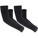 Kühlende Armstulpen – UV-Schutz, kühlender Unterarmschutz, hautfreundlich, leicht, Sonnenschutz, Armschutz für Laufen, Basketball, Schwarz , Refer to description
