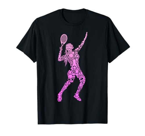 Tennis Tennisspielerin Damen Mädchen Kinder T-Shirt