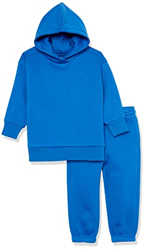 Amazon Essentials Unisex Kinder Modernes Sweat-Set, 2er-Pack, Kräftiges Blau, 6-7 Jahre