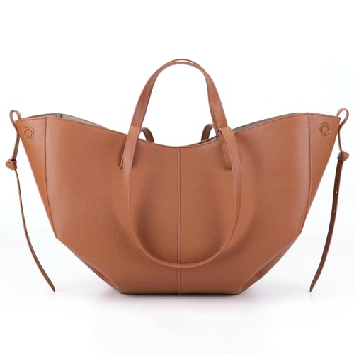 TIAASTAP Tote Bag Kunstleder Handtasche Damen Groß Shopper Tasche Elegante Schultertasche Gross Umhängetasche Henkeltaschen Shopper Bag Handbags Tragetasche Beuteltasche für Einkaufen Reisen