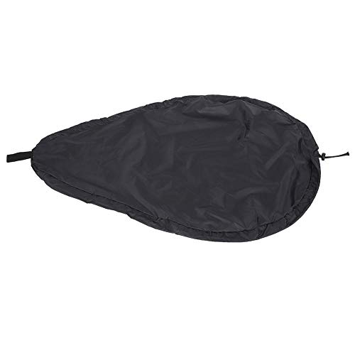 DEWIN Cockpitabdeckung, Schwarz Universal Fit Blocking Kayak Kanu Cockpitabdeckung Kajakzubehör (S 91X58cm)