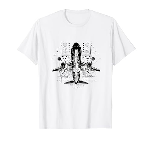 Flugzeug Piloten Flugunterricht T-Shirt