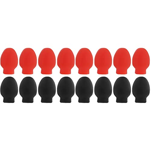 MILISTEN 16 Stk Drumstick-set Trommelstöcke Schlagzeugstöcke Percussion-tipp Üben Drumstick-übungs-silent-tipp Bassdrum-übungspads Trommel Stumm Löscher Zubehör Dämpfer Gummi Trommel Üben