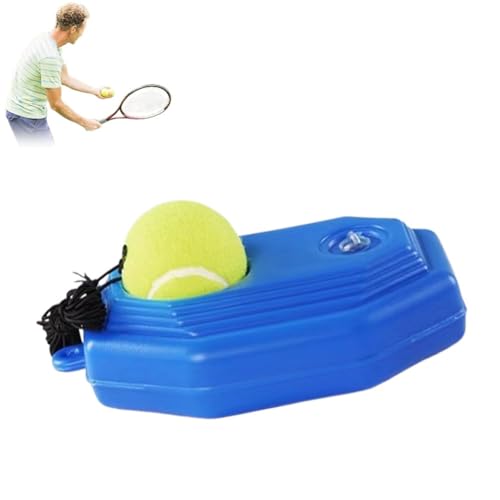 Tennis Practice Device,Portable Tennis Trainer Equipmen Set with Rebound Balls,Self Exercise Tennis Training Equipment Tool,Innovative Ball Game for Outdoors Garden Park for Children Adults(03#)