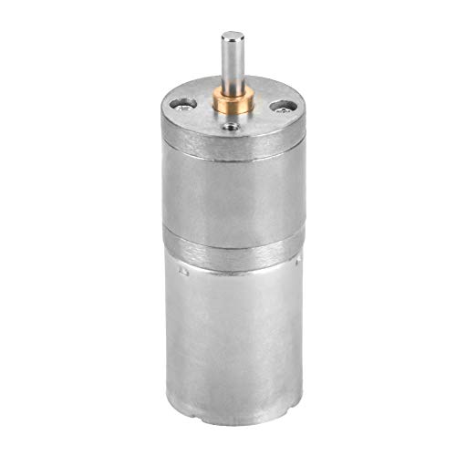 Getriebemotor 1Stk. 25mm DC 12V 25GA-370 Metallgetriebemotor mit niedriger Drehzahl für elektronisches Schloss(12V 60RPM)