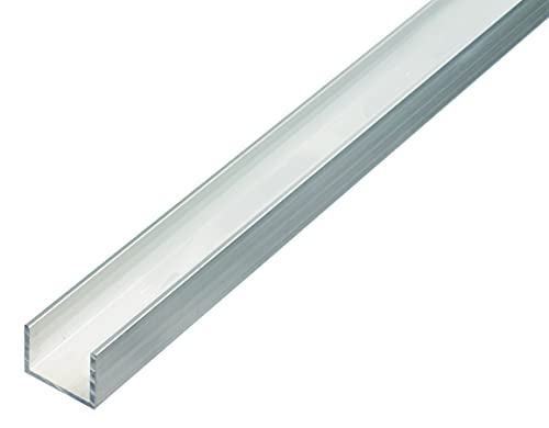 Alberts 488130 U-Profil | Aluminium, natur | 1000 x 30 x 20 mm