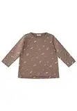 SALT AND PEPPER Baby Langarmshirt mit Allover Blätter Print Bio Baumwollmix