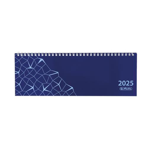 Herlitz Schreibtischkalender Compact 2025 60 Seiten FSC blau