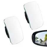 XPOOP 2 Stück Toter Winkel Spiegel Auto Blind Spot Spiegel Universal Trainer Rückspiegel HD Einstellbar Rückspiegel Konvexe Spiegel Zusätzliche Rückspiegel Für Alle Arten von Fahrzeugen