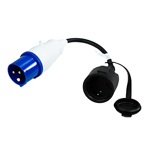 CEE Adapter 230 V/16 A Stromadapter CEE Stecker auf Schuko Interbosch B.V Steckdose IP44