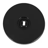 Cabilock Tisch Drehteller Basis Schautisch Drehtisch Rotierende Anzeigebasis Drehbares Gewürzregal Kleiner Drehständer Esstisch Drehscheibe Drehbarer Präsentationsständer Acryl Black