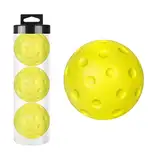 Pickleball Bälle für den Innenbereich, 3 x PICKLEBALL zur Geräuschreduzierung aus PU-Schaumstoff, 74 mm, genug Wärme, Übungen, Pickleball für Sport, Spiele im Freien, Elastizität Pickleball