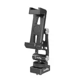 SMALLRIG Universal Phone Tripod Mount, Metall-Handyhalterung mit Kaltschuhhalterung und M4-Schrauben für DJI Stabilisatoren, frei Einstellbarer Handy-Halterungsadapter für iPhone, für Samsung - 4301