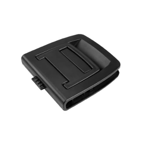 Kofferraumabdeckung Griff für BMW E70 X/E71 X6/E60 X5/F15 X5/F16 X6 51479120283,Bodenplatte Matte Boden Teppich Griff,Reserveradabdeckung Schloss,Autozubehör (Schwarz ohne Loch)