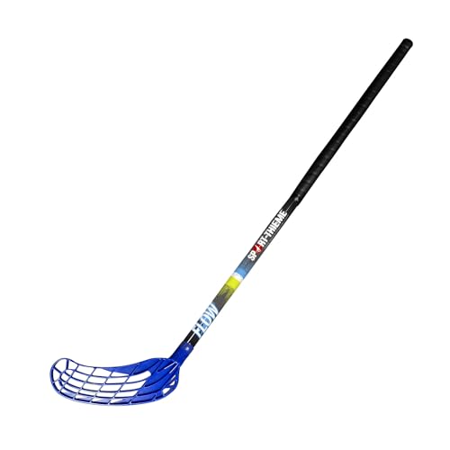 Sport-Thieme Floorballschläger Flow II | Universal-Kelle, anpassbar, PE-Kelle, ø 2,2 cm Schaft | Für Schulen, Vereine | Spielstärke: Fortgeschrittener | Material: Polycarbonat