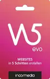 WebsiteX5 Evo (Version 2025) - Erstelle Websites & Blogs in 5 Schritten ohne Vorkenntnisse - Windows 11/10/8/7 - Deutsch (multilingual) *DAUERLIZENZ* Product Key Card (PKC) (evo, PC)