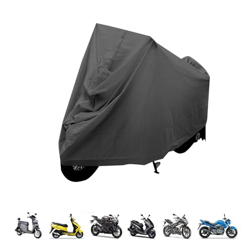 Motorradabdeckung, wasserdichte Motorradabdeckung, Motorrad Abdeckplane, Motorradabdeckung, Motorradabdeckung Winterfest, Abdeckung für Motor Moped Roller, 220*120 Abdeckplane-Roller, Motorrad-Garage
