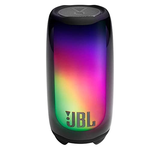 JBL Pulse 5 – Tragbarer Bluetooth-Lautsprecher in Schwarz mit Lichtshow und bis zu 12 Stunden Spielzeit – IP67 Staub- und wasserdicht – Koppelbar mit anderen JBL-Lautsprechern über PartyBoost