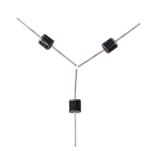 50 Stück Dioden 10A10 1000V 10A Sperrdiode 12v Hochspannung Diode Sperrdioden Diodengleichrichtdioden Bypass Diode für Laser Diode, Bleifreie Harmlose Dioden für Solar Panel, Solar Wechselrichte