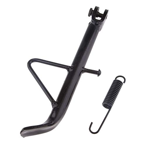 Almencla Motorrad Roller Universal Seitenständer Ständer Abstellstütze Fußstütze - Schwarz 17cm