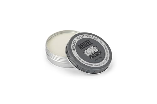 Reuzel Provides our strongest hold and a matte finish. This water-based formula washes out easily and won't leave product build up behind. It’s better than 10, it’s an 11!